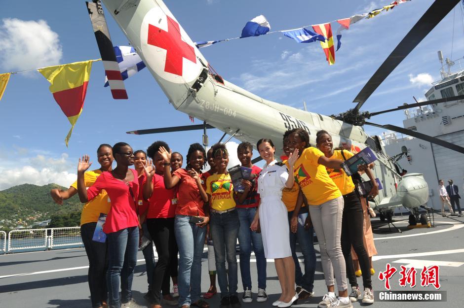 China's naval hospital ship Peace Ark arrives in Grenada for visit, service