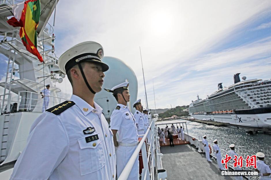 China's naval hospital ship Peace Ark arrives in Grenada for visit, service