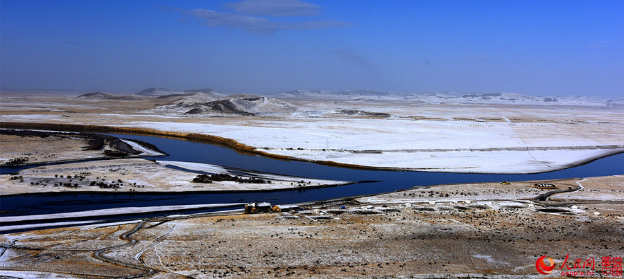 Magnificent view of the First Bend of the Yellow River