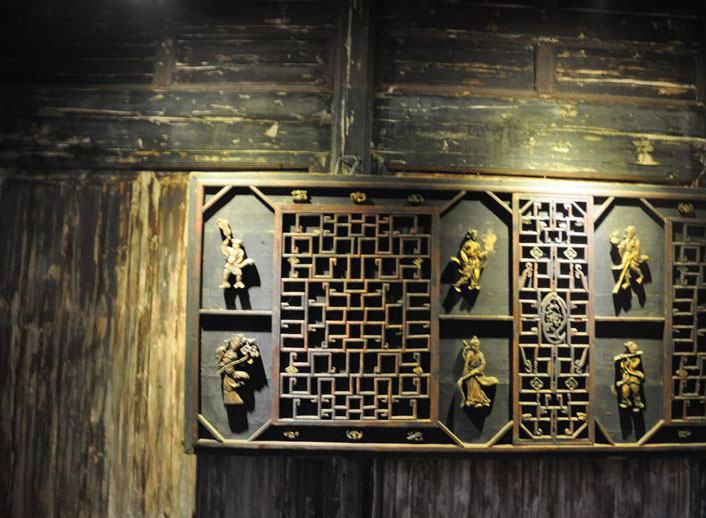 Ancient buildings in Yanfang village of Jiangxi