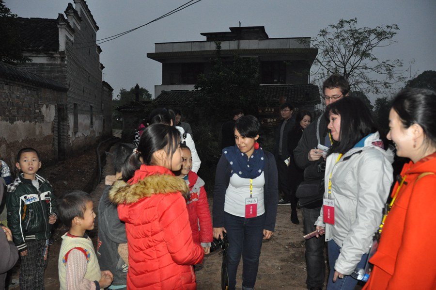 Ancient buildings in Yanfang village of Jiangxi