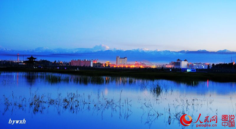 Splendid scenery of Heihe Wetland