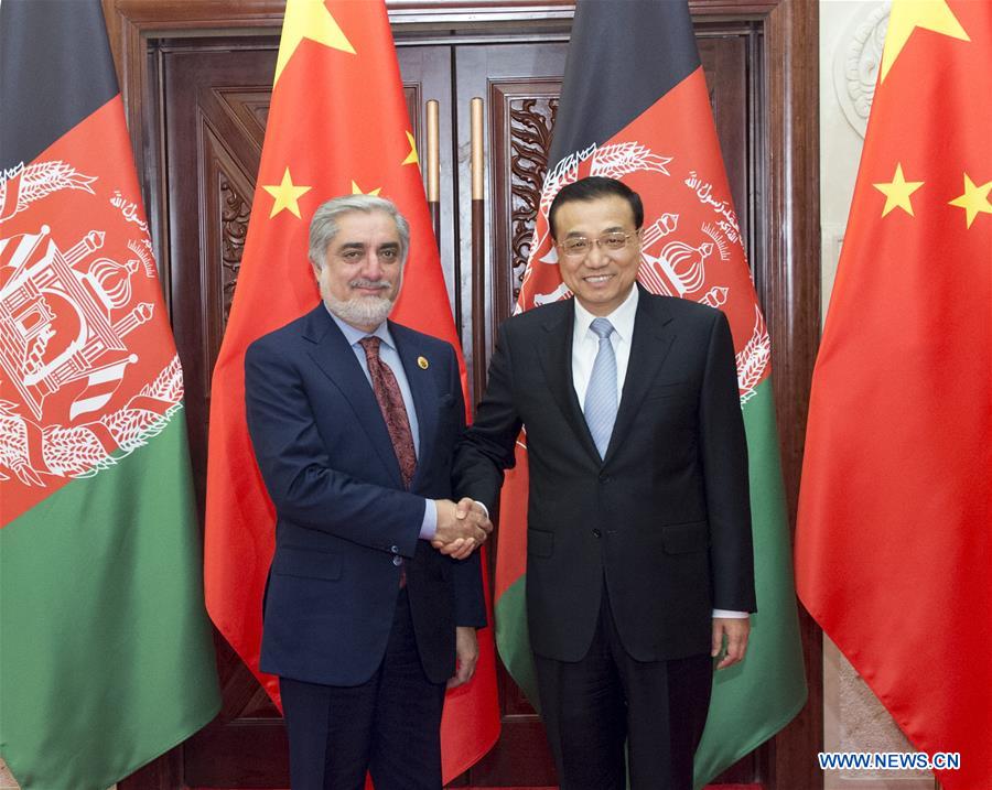Premier Li calls for further economic, security ties with Afghanistan