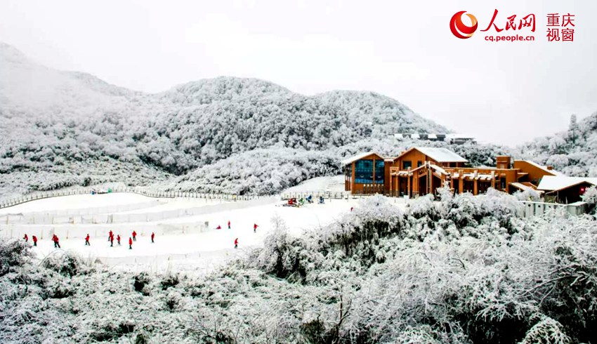 Splendid snow scenery of Chongqing