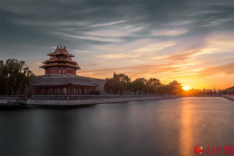 The watchtower of the Forbidden City in 2015