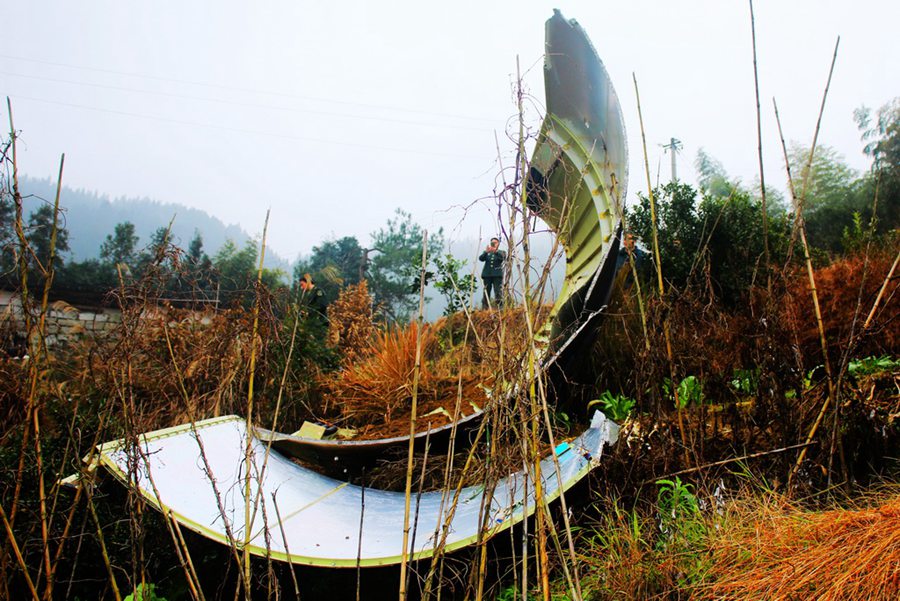Fairing debris of China's Gaofen-4 satellite found in Jiangxi