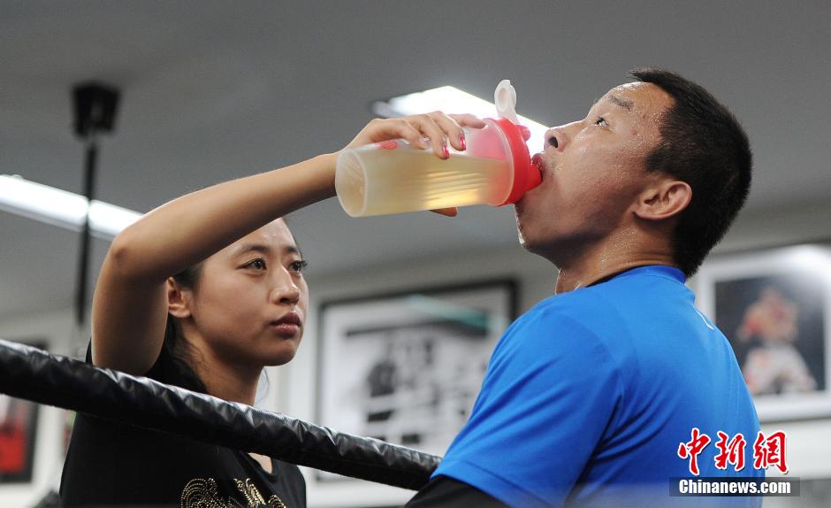 A Chinese boxer in the U.S.