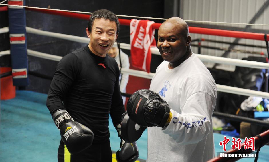 A Chinese boxer in the U.S.