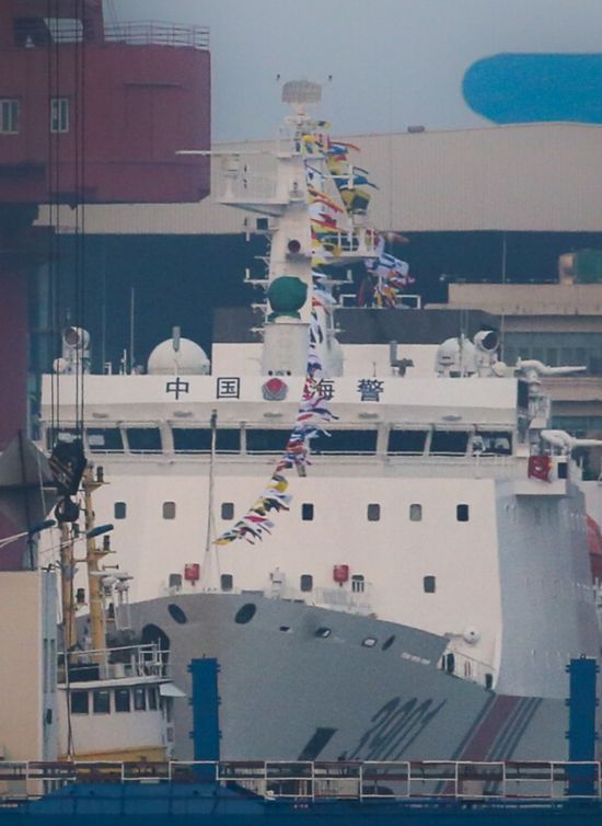 China builds second mega coast guard ship