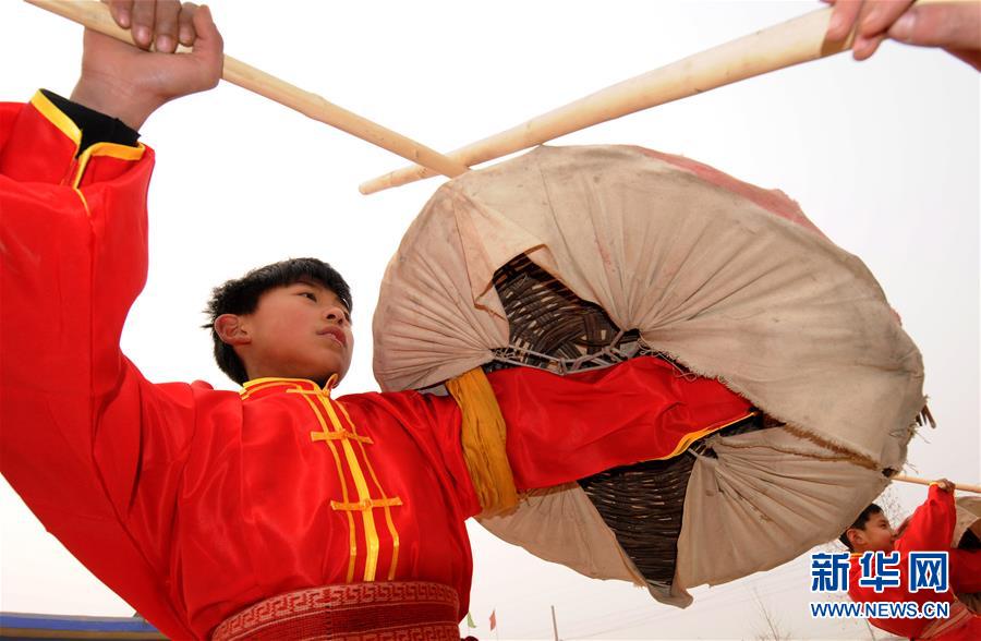 A glimpse of China Intangible Cultural Heritage -- Cane Shield Fighting