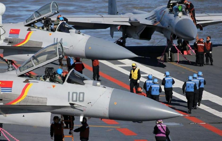 Getting close to the crew on China's aircraft carrier