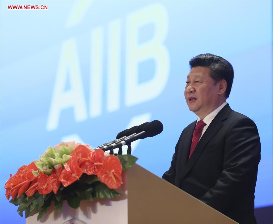President Xi attends opening ceremony of AIIB in Beijing 
