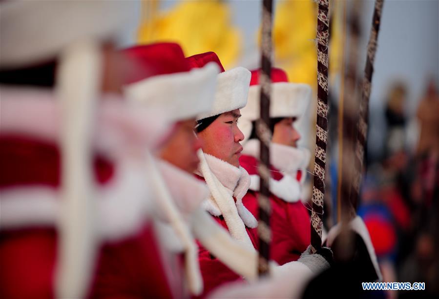 4th Wolong Lake Winter Fishing Festival opens in Liaoning 