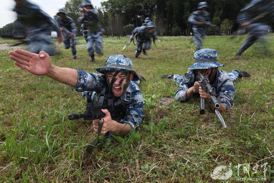 Soldiers experience strict training