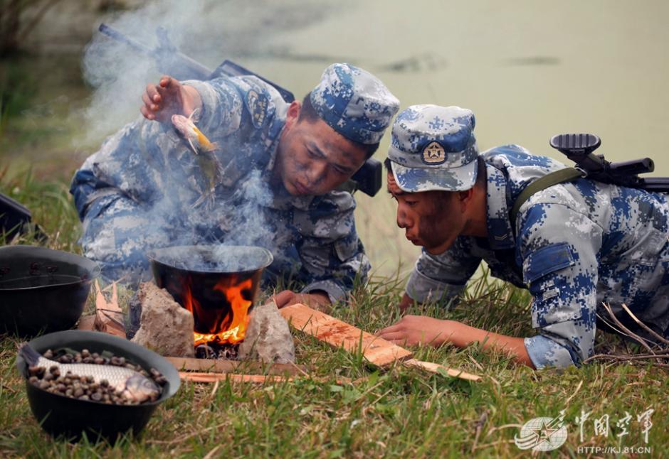 Soldiers experience strict training