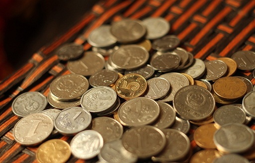 Public transportaion company pays employees in coins