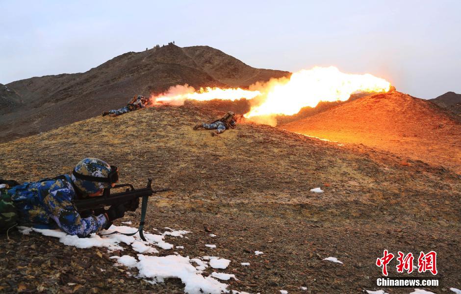 Collaborative drills held in Gobi desert in NW China