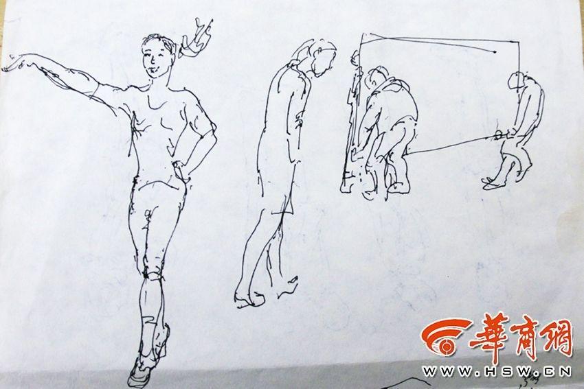 Sketches drawn by a security guard go viral online 