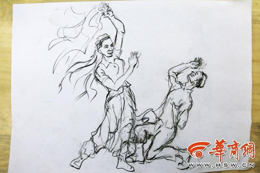 Sketches drawn by a security guard go viral online 