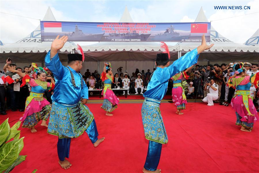 Chinese navy fleet starts visit to Indonesia