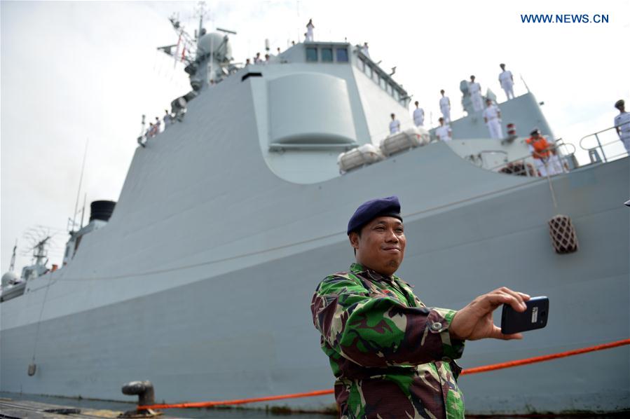 Chinese navy fleet starts visit to Indonesia