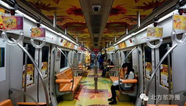 Have you ever taken these beautiful subways in China?
