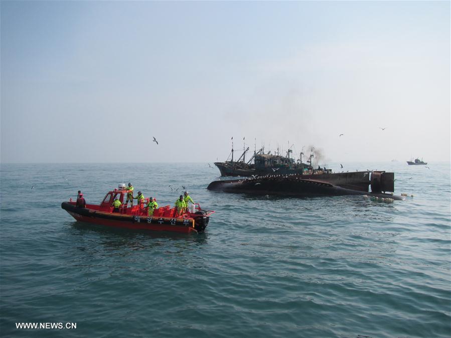 Chinese fishing boat capsizes off S. Korean island: Yonhap 