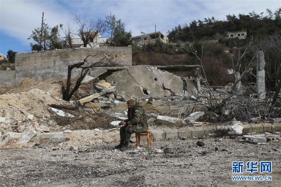 A glimpse of the war zone in northern Syria