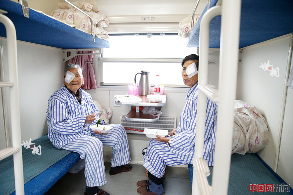 The only eye hospital on train in China