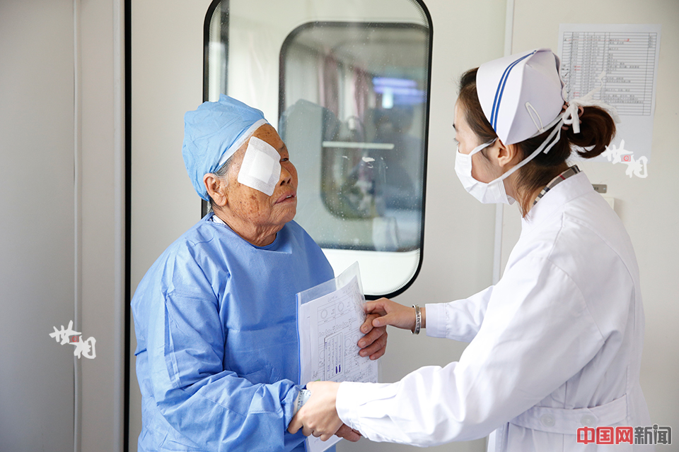 The only eye hospital on train in China