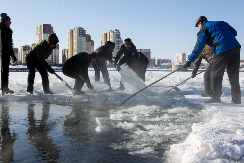 Extreme challenge at -40℃: Winter swimmers brave freezing river in N China