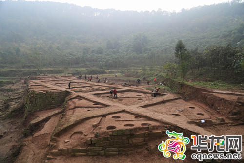 Ancient gov’t building with vault unearthed in Chongqing