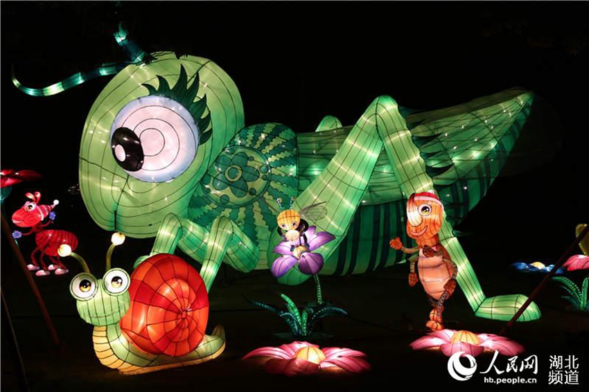 Wuhan lantern feast illuminates Garden Expo