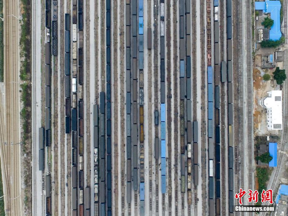 A bird's eye view of Guangxi’s largest railway station
