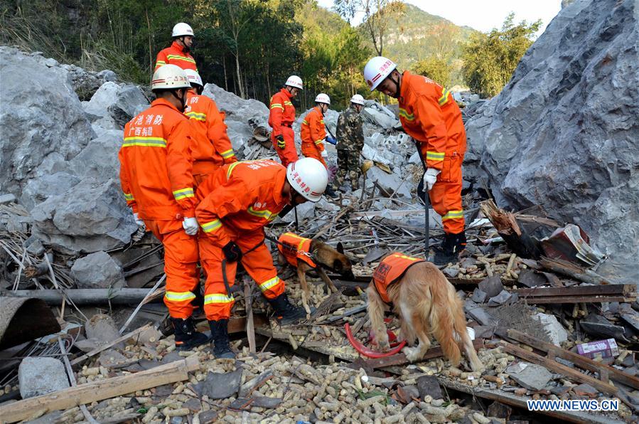 Death toll from south China landslide rises to six