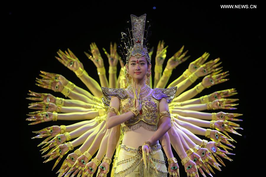 Chinese disabled artists perform to celebrate Lunar New Year in Panama