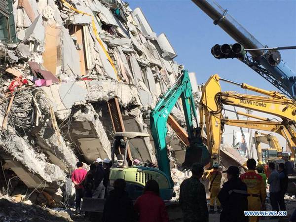 Taiwan quake death toll rises to 55