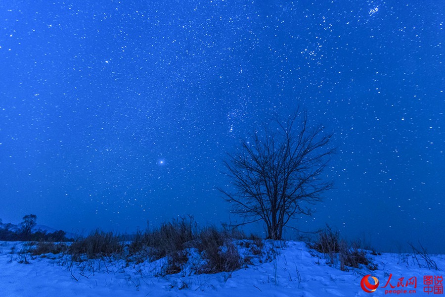 Have you ever seen such beautiful starlit skies in China?
