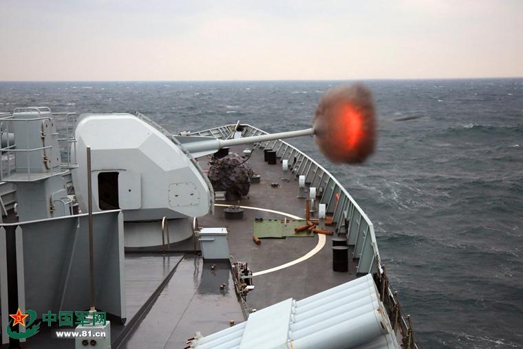 PLA Navy stages live-ammunition drill in S. China Sea