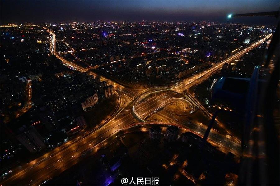 The mesmerizing night view of ‪‎Beijing‬