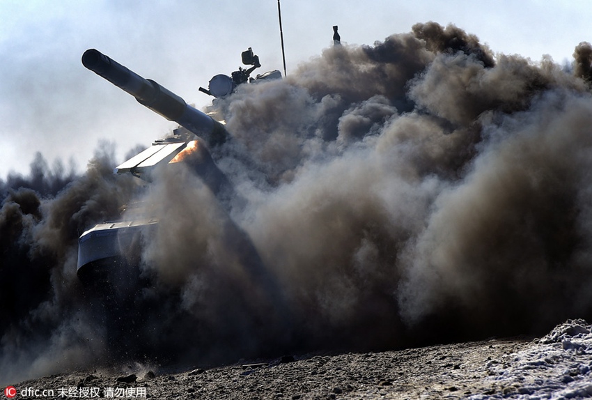 2016 Tank Biathlon Competition held in Russia