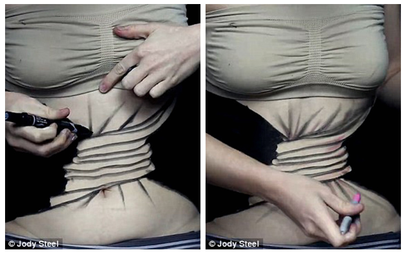 Woman creates a freakishly tiny waist - People's Daily Online