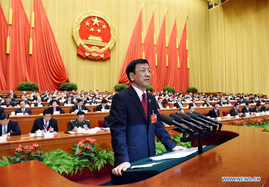 Cao Jianming delivers report on work of Supreme People's Procuratorate