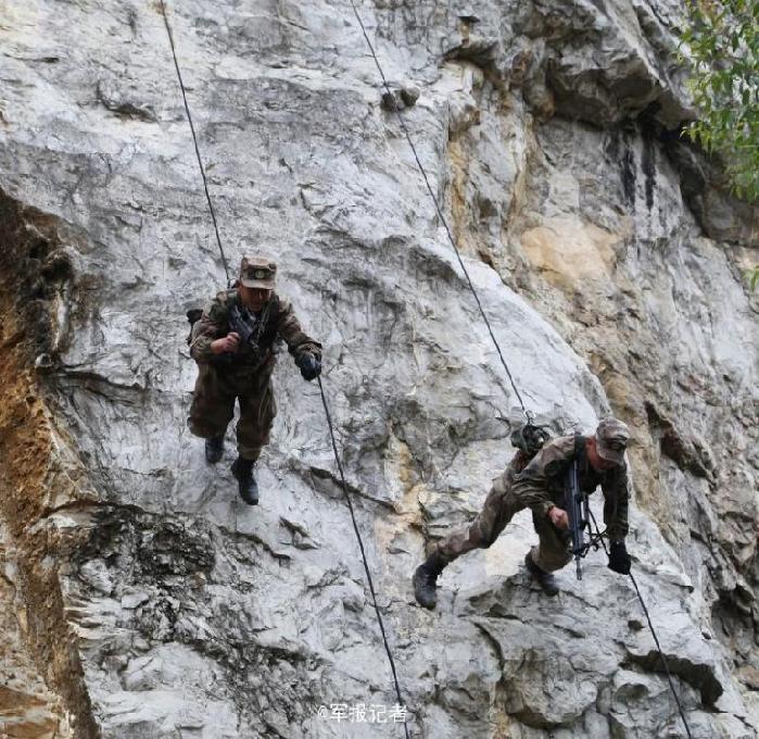 Scouts in field training