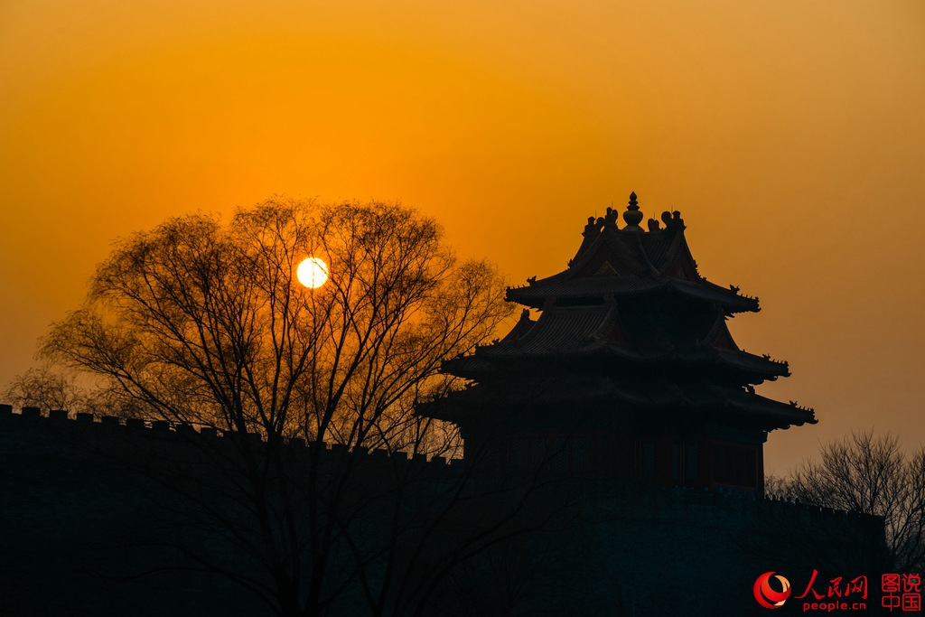 The Corner Tower of Forbidden City