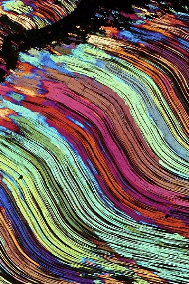 Postcard Detailed Baron Wonder of Nature: Rocks Turn Kaleidoscopic under Microscope - People's  Daily Online