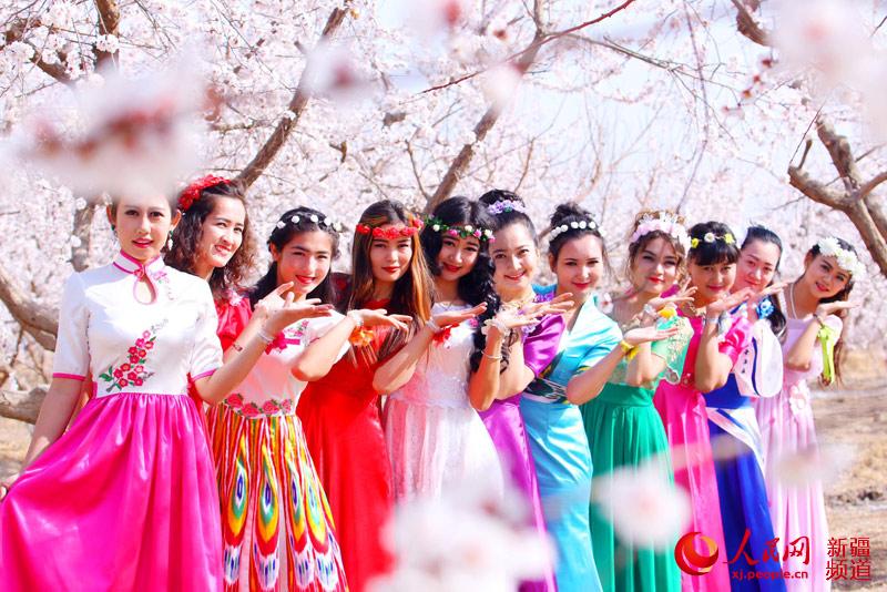 'Apricot fairy' pageant held in Xinjiang