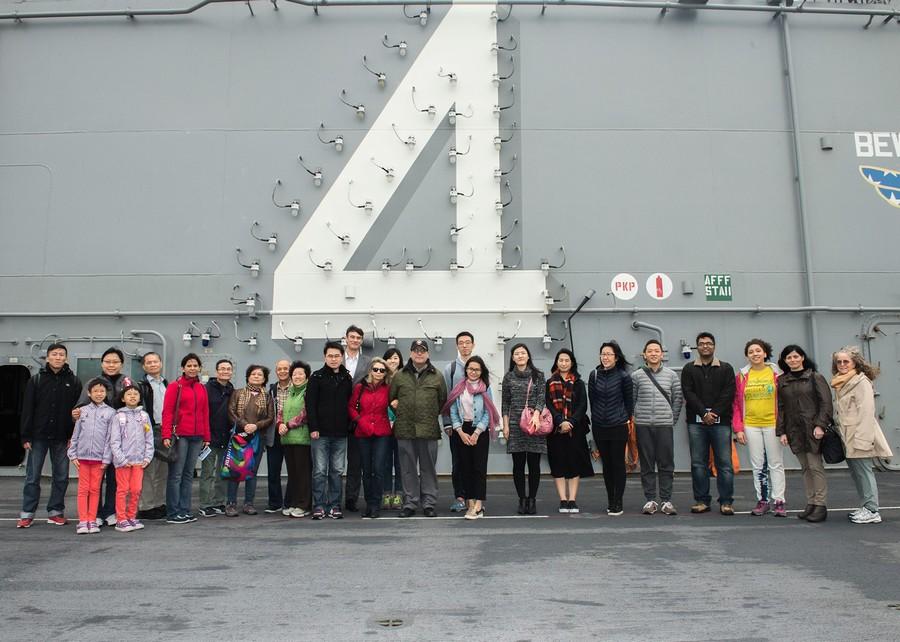 USS Boxer amphibious assault ship visits Hong Kong 