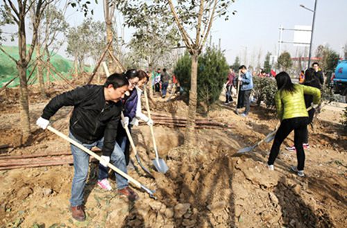 Plant trees for a better Xi'an
