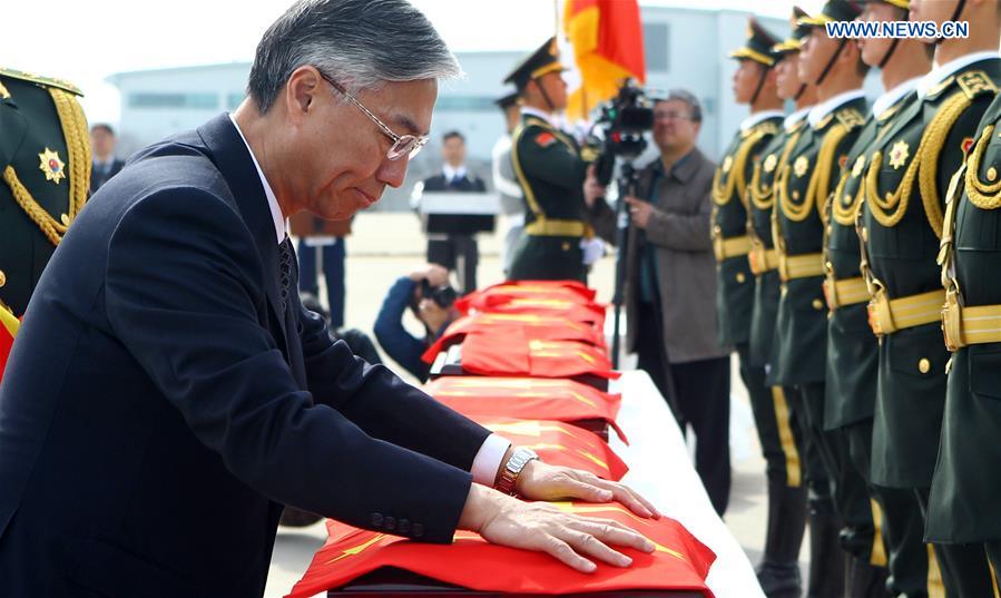 South Korea returns remains of 36 Chinese soldiers lost in Korean War